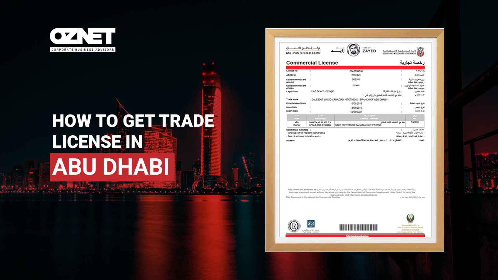 trade license in abu dhabi